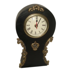 Home Decor Hand Painted Wooden Table <b>Clock</b> for Bedroom, Living Room, Office Fashionable and Modern Antique Design Table <b>Clock</b> - Product Image 2