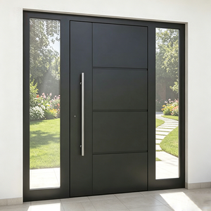 <span class=keywords><strong>Puertas</strong></span> Exteriores Comerciales con Vidrio, Puerta <span class=keywords><strong>de</strong></span> Entrada <span class=keywords><strong>de</strong></span> Aluminio Personalizada, Segura y Antirrobo, Diseño Moderno para Edificios <span class=keywords><strong>de</strong></span> Oficinas y Tiendas - Product Image 1