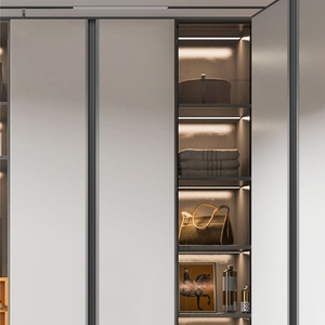 Nouvelle conception aluminium G poignée or argent tirer poignées pour grand stock pour tiroir commode chambre armoires garde-robe portes - Product Image 2