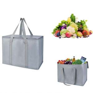 Reusable PP Catering for Delivery Large Capacity Hot/Cold Food Bag Insulated Cooler Bags Commercial 41*23*33cm Custom Pattern - Product Image 5