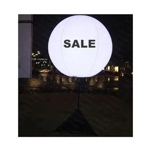 2023 Hot sale stand led light inflatable balloon, tripod stand light balloon for advertising