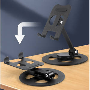 Accesorios para Teléfono, Soporte Ajustable de Aleación de Aluminio Portátil para Teléfono <span class=keywords><strong>Celular</strong></span>, Accesorios de Oficina, Base para Todos los Teléfonos con Carcasa Gruesa - Product Image 3