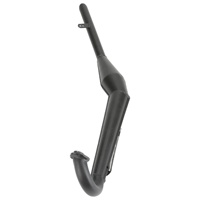 Kit de pièces détachées pour moto à essence HIAORS, comprenant un tuyau d'échappement, un silencieux, un joint, une bougie d'allumage, pour moteur de vélo à moteur, pièces robustes, noir