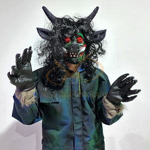 <span class=keywords><strong>Masque</strong></span> en tissu métallique Animatronic Horror Monster Ghost Contrôle humain Décorations imperméables pour maison hantée Centre commercial Public - Product Image 2