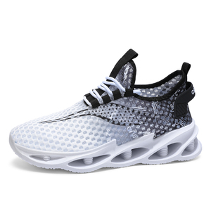 Zapatos Deportivos de Verano para Hombre, Elegantes, de Corte Bajo, Transpirables, con Cordones, para Caminar y Correr al Aire Libre, Diseño Antideslizante - Product Image 1