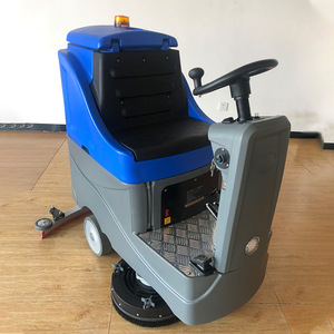750s Ride On Floor Scrubber Industrial Vacuum Cleaner Blue Gray 3000 Rpm Burnishing Machine For Workshops - Product Image 2