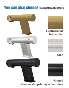 Nhà vệ sinh tự động touchless phòng tắm lưu vực vòi nước mạ crôm rửa tay 2 trong 1 Air tap tay máy sấy cảm biến nước TAP tap vòi nước - Product Image 4