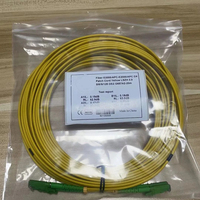 Kabel Patch Fiber Optik Multi Mode Orange LSZH 3.0 SM9/125 OS2 E2000/APC DX untuk Jaringan FTTH/IP Panjang 1m-3km Transmisi 0-3km