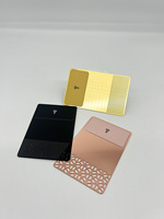 Carte NFC RFID en métal noir, étanche, imprimable, vente en gros, personnalisable, sans contact, à partager, programmable, code QR intelligent numérique