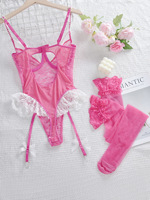RUIYI Nouveau Style Dentelle Une Pièce Sexy Sous-Vêtements Lingerie Body Femmes Lingerie Ensembles Exotique