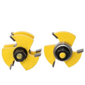 Paire de fraises de 1/2x1/4, mèches de routeur à langues et à rainure - Product Image 6