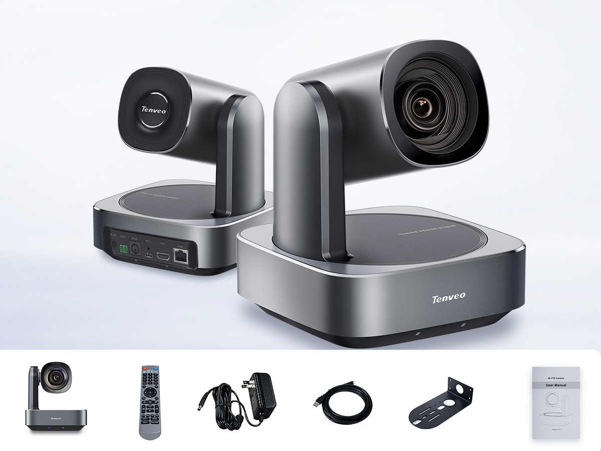 Tenveo PTZカメラ 4K UHD イメージングシステム VL12U TEVO-VL12U AI 12X AI autotracking USB HDMI IP 4K PoE Camera