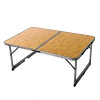 Table de camping pliable en aluminium de haute qualité au design japonais - Construction métallique durable