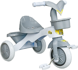 <span class=keywords><strong>Tricycle</strong></span> en plastique pour enfants de 1 à 4 ans, premier vélo pour bébé, voiture à roulettes pour bébé, roues souples et silencieuses, modèle tendance, utilisé à la maison, pas cher - Product Image 5