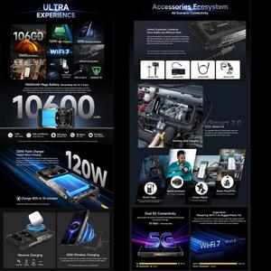 Neuestes Design Ulefone Armor 28 Ultra Thermal Version Robustes Smartphone 16GB+1TB Nachtsicht 10600mAh Android 5G Handy - Product Image 6