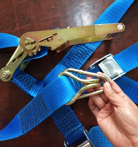 Cinghia di Fissaggio <span class=keywords><strong>Auto</strong></span> Z2LIFTING 550KG con <span class=keywords><strong>Gancio</strong></span> e Fermaglio / Fibbia a Camma Standard AS/NZS 4380 - Product Image 4