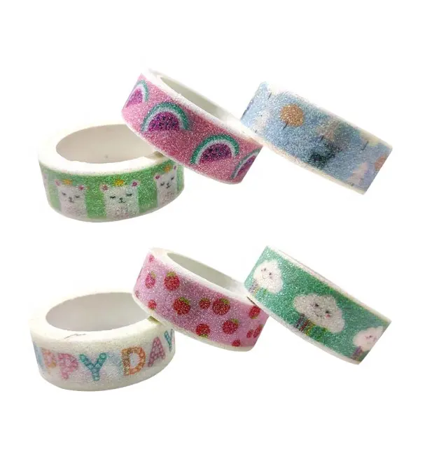 Kyw Custom Print Washi Tape Set Decoratieve Plakband Diy Craft Washi Tape Voor Kinderen Volwassenen Plakboek