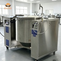 Panci Induksi Elektromagnetik Full Bridge 150-500L yang Dapat Disesuaikan, Tahan Lama, Cocok untuk Pabrik Makanan Prefabrikasi Besar