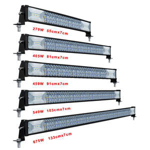 High Power 52 Gebogen Amber Dual Color Light Bar Flash <span class=keywords><strong>Led</strong></span> Strip Light Bar Off Road Rijden Koplamp Voor Suv Atv Jeep