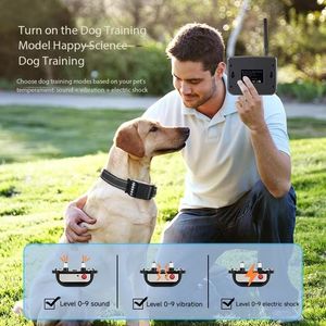 2025 Neue Haustier produkte Drahtloser elektronischer Hunde zaun Intelligentes wasserdichtes 2-in-1-Halsband Fern training Personal isiert Modern - Product Image 2
