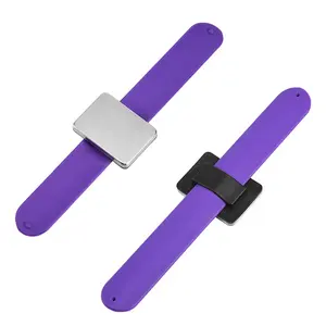 Jam Braiding Gel, Magnetic Hair Clip Wrist Band, Hair Clips Bracelet for  Hairpin collection(#4Purple)