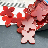 HQ prix usine personnaliser 3A fantaisie agate rouge naturelle ONYX trèfle diverses formes jupe V forme animale AAA porte pour la fabrication de bijoux