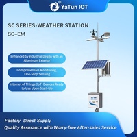 IoT Lora 4G RS485 Modbus Station de surveillance météorologique Industrial Open Field Agricultural tout en un capteurs