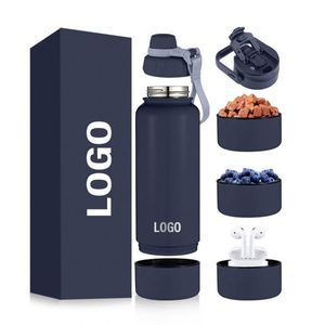 Design Customized New Design Custom Drinking Double Wall Insulated Vacuum Stainless Steel Water Bottle for Promotion Gift - Product Image 4