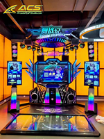 Machine de jeu d'arcade ACS Dance Battle, plateforme interactive de rythme, équipement de divertissement commercial pour lieux intérieurs