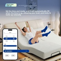 Intelligentes Elektrisch Verstellbares Bettgestell Ergonomische Memory-Schaum-Matratze Zero-Gravity-Massagebett Schlafzimmer Gesundheitspflege Heim-Möbel