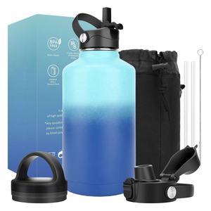 <span class=keywords><strong>64</strong></span>盎司水瓶绝缘，带携带套筒不锈钢一加仑咆哮器32/40/<span class=keywords><strong>64</strong></span>/128盎司水壶，带3个盖子 - Product Image 3