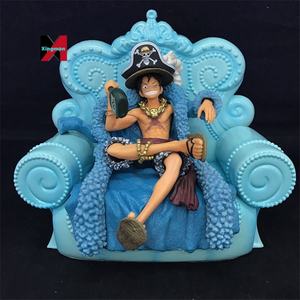 One Pieced 20th Anniversary Crew Set <span class=keywords><strong>Luffy</strong></span> Zoro <span class=keywords><strong>Nami</strong></span> Figure Anime Model Blue Attire Gift Boxed - Product Image 1