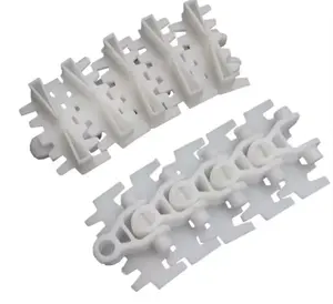 63C plastic anti - skid conveyor flexible chain for food and dairy processing machinery