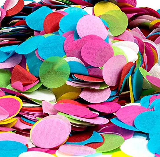 Factory Supply Biodegradable Confetti Bulk Wedding Party Multicolor Paper Confetti Popper