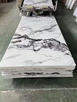 1200X2440mm Estampado en caliente Tablero UV Panel de mármol de PVC flexible Panel de pared Pizarra de plástico Paneles de pared Premium Material
