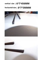 Pièces de découpe et de fermeture pour ensacheuse en fibre de carbone pultrudée, entièrement automatiques, haute résistance, sur mesure, avec couteau noir à fente