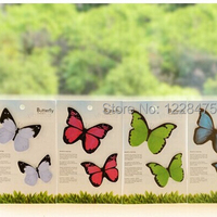 1 paquet de bloc-notes autocollants, design papillon, série Romantique, fleurs vintage, pour journal créatif, personnalisable
