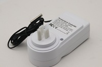 Soket Kontrol Suhu Digital EU dengan Probe Eksternal, Termostat Pemanas Pendingin, Steker 16A 230V, Tahan Gangguan IP45, Bahan PC