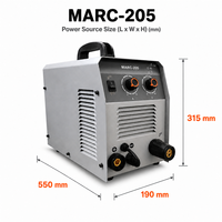 Poste à souder numérique MAG à onduleur 220V sans gaz 140A pour fil fourré auto-shieldé, portable et léger, pour le bricolage