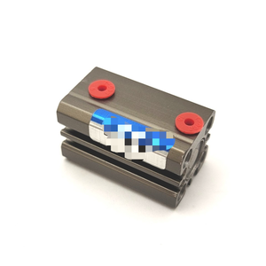 Cilindro neumático compacto de doble efecto, diámetro interior de 12mm, carrera de 15mm, nuevo, Original, listo, automatización Industrial - Product Image 1