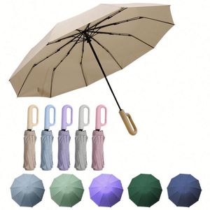 Parapluie promotionnel à poignée boucle personnalisable de haute qualité pour la pluie – Vente chaude en gros - Product Image 4