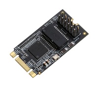 Carte réseau filaire Gigabit Intel I210 M.2 B/M Key 1000 Mbps avec port LAN RJ45 unique, prise en charge du démarrage PXE et du VLAN pour PC industriel, routeur logiciel, ordinateur de bureau