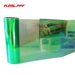 무지개 Coloful 자동차 램프 랩 필름 0.3x10m 자동차 램프 비닐 카멜레온 헤드 라이트 색조