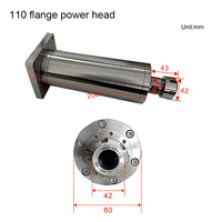 Tête motrice à moteur sans balais pour lame de scie, broche haute vitesse et meule, pour tour CNC