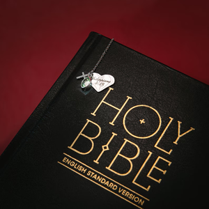 Marcapáginas <span class=keywords><strong>de</strong></span> Metal Personalizable con Versículo Bíblico, Piedra <span class=keywords><strong>de</strong></span> Nacimiento, Cruz y Corazón, Resistente al Deslustre, Regalo Cristiano para Amantes <span class=keywords><strong>de</strong></span> los Libros - Product Image 6