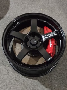<strong>Spin</strong>-Pressed Electroplated Silver Five-Spoke Wide Rim Front/Rear Modified Burst Turtle Pattern Wheel <strong>Hubs</strong> Model 6008 OLIVER - Product Image 4
