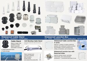 Conector PULTE de Bloqueo Rápido, Impermeable IP68, Certificado CE, Sellado NBR, Prensaestopas de Nylon sin Herramientas para Uso Industrial en Equipos de Energía - Product Image 6