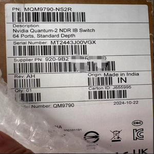 Sistema de Conmutación Mellanox MQM9790-NS2R MQM9790-NS2F InfiniBand, 32 OSFP, 64 NDR para Quantum-2 ASIC, Conmutadores de Red Nuevos - Product Image 2