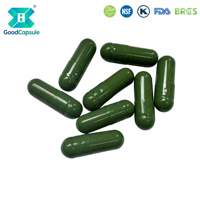 Capsules dures HPMC d'origine végétale, compatibles végétaliennes, certifiées végétariennes, sans BSE, sans TSE, sans OGM, à base de plantes, résistantes à l'humidité