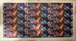 Set di Adesivi con Francobolli del Regno Unito in Braille, Adesivi di Prima Classe Royal Mail, Grandi Francobolli UK, Etichette Private UK - Product Image 6